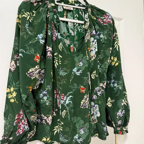 Zadig & Voltaire Theresa Floral-Printed Silk Tunic Size Small - Picture 3 of 5